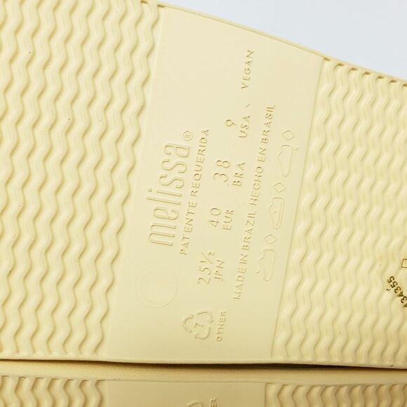 Melissa Soft Wave Sandals Womens 9 Jelly‎ White Grey Beach Pool Strappy Shoes - Picture 11 of 12